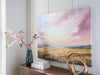 Colorful Rogerland canvas wall art by Signature Design by Ashley, featuring abstract multi-hued design on a canvas backdrop.