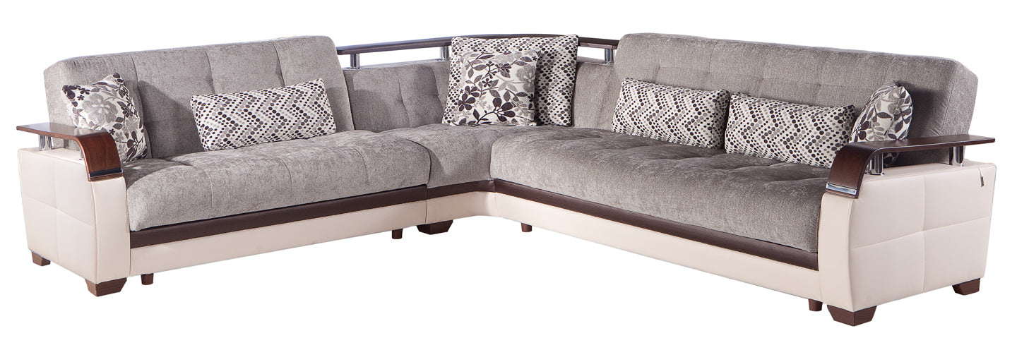 Bellona Natural Sectional Sleeper Sofa