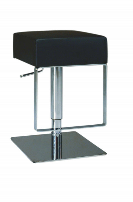 Chintaly 0811 Modern Pneumatic-Adjustable Swivel Stool - Black