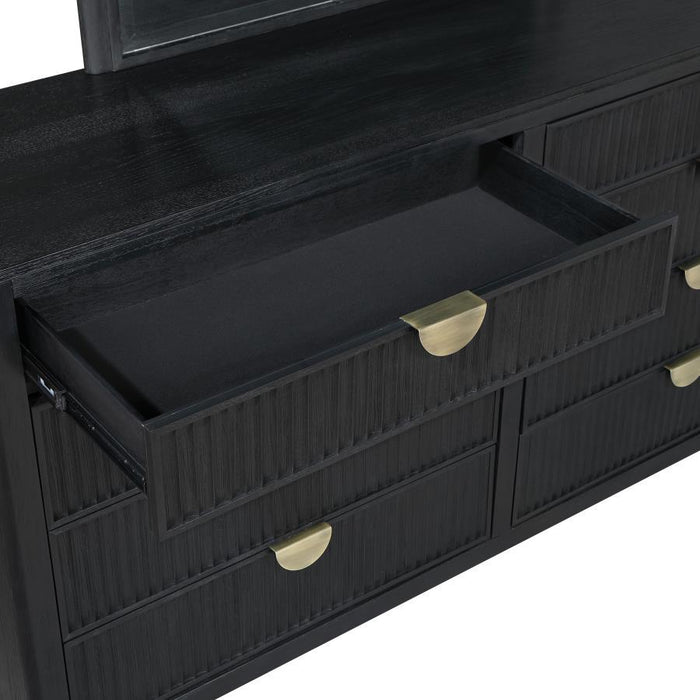 Brookmead - 8-Drawer Dresser - Black