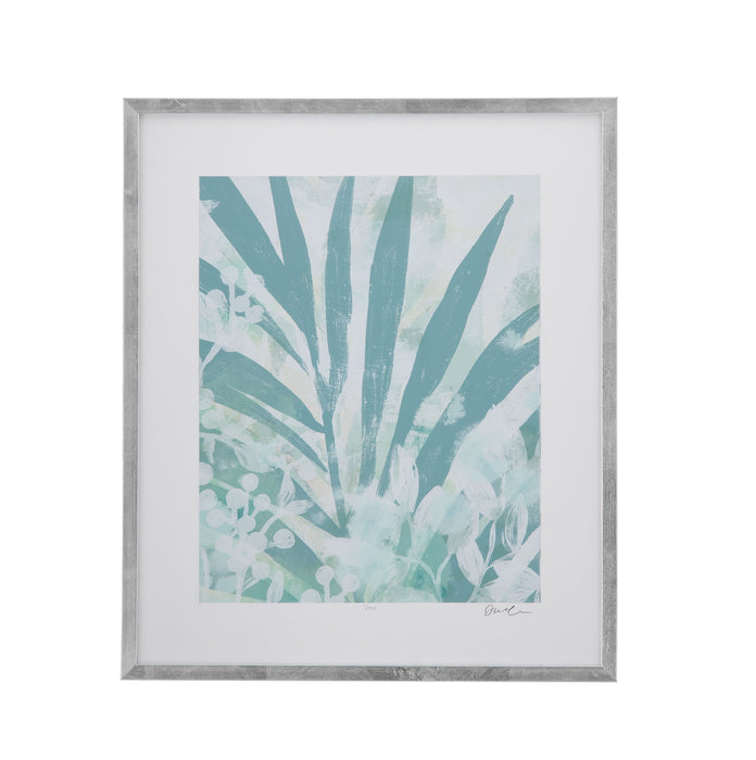 Aqua Palms II - Light Blue