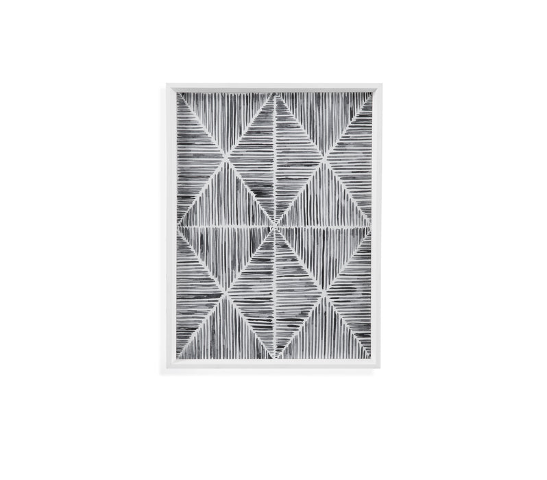Vibrato II - Framed Print - Gray
