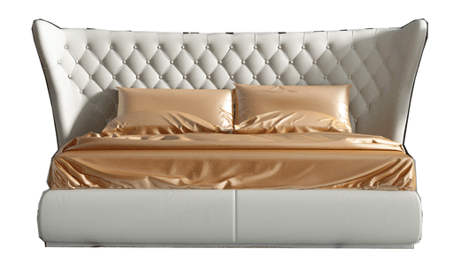 ESF Franco Spain Miami King Size Bed White i28405