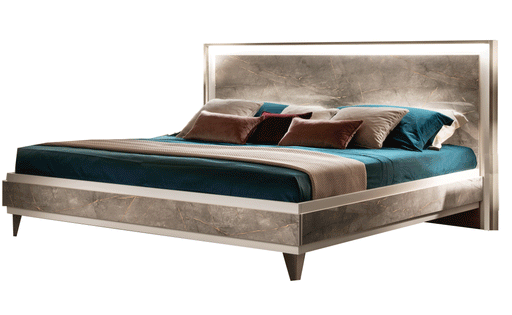ESF Arredoclassic Italy Bed King Size with Wooden HB 180200X200-cm. i29707