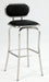 Chintaly 1192 Modern Counter Height Stool w/ Memory Swivel - Black