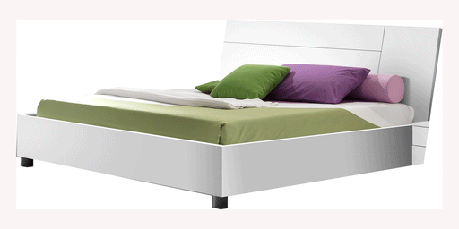 ESF MCS Italy Panarea Queen Size Bed White i31356