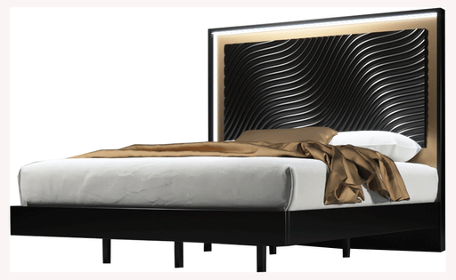 ESF Franco Spain Wave King Size Bed with Light i36267