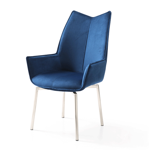 ESF Extravaganza Collection 1218 Swivel Dining Chair Navy Blue i36554