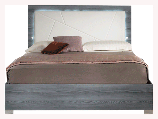 ESF Michele Di Oro, Made in Italy Nicole King Size Bed with Upholstery Headboard i37249