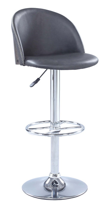 Chintaly 1313 Rounded Back Pneumatic Adjustable-Height Stool