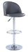 Chintaly 1313 Rounded Back Pneumatic Adjustable-Height Stool