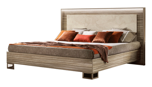 ESF Arredoclassic Italy Luce King Size Bed with Wooden headboard i38257