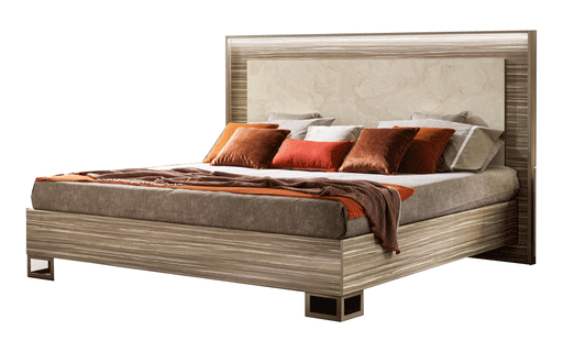 ESF Arredoclassic Italy Luce Queen Size Bed with Wooden headboard i38258