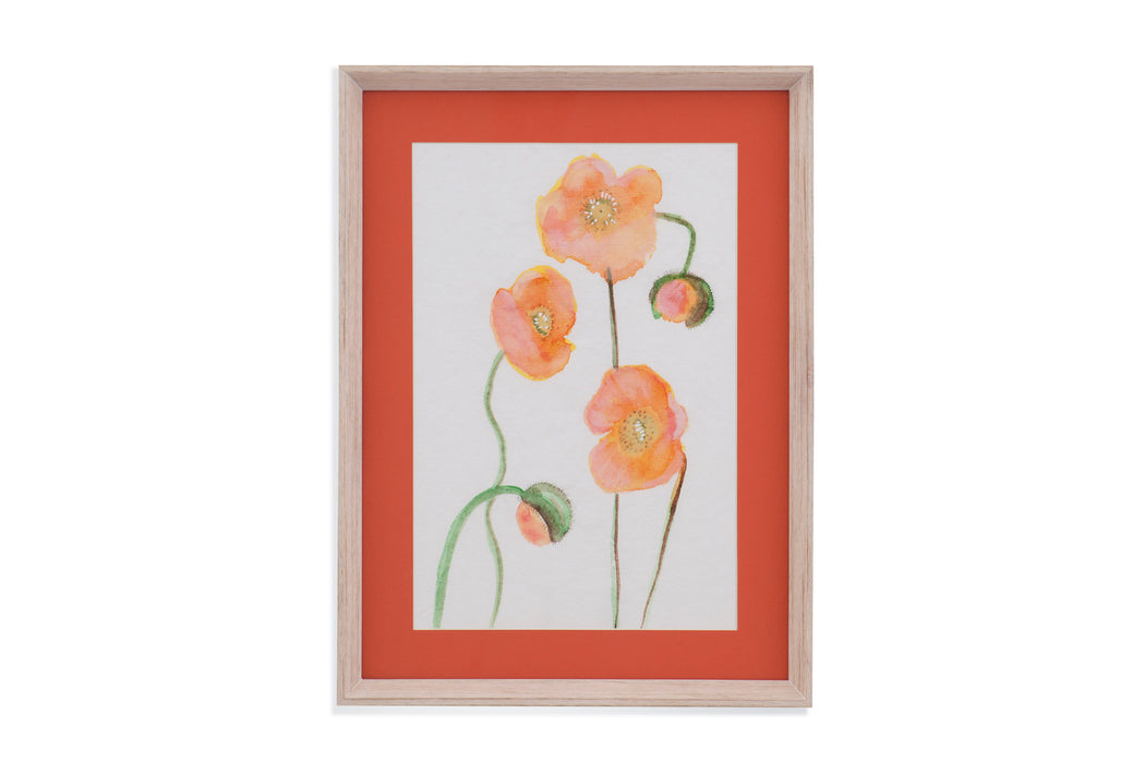 Petite Flyer III - Framed Print - Orange