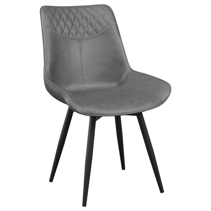 Brassie - Upholstered Side Chairs (Set of 2) - Grey