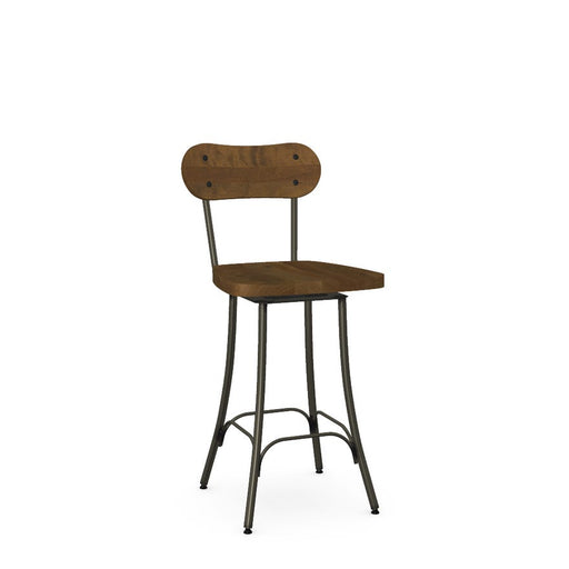 Amisco Bean Swivel Stool 41268-26B Counter Height