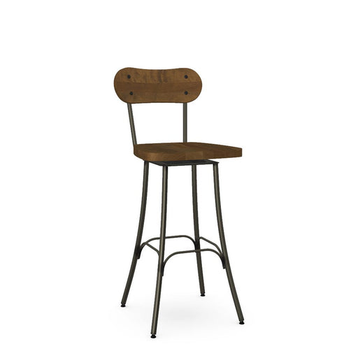 Amisco Bean Swivel Stool 41268-30B Bar Height