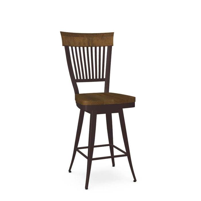 Amisco Annabelle Swivel Stool 41419-26B Counter Height