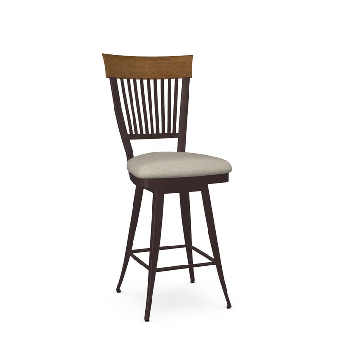 Amisco Annabelle Swivel Stool 41419-26 Counter Height