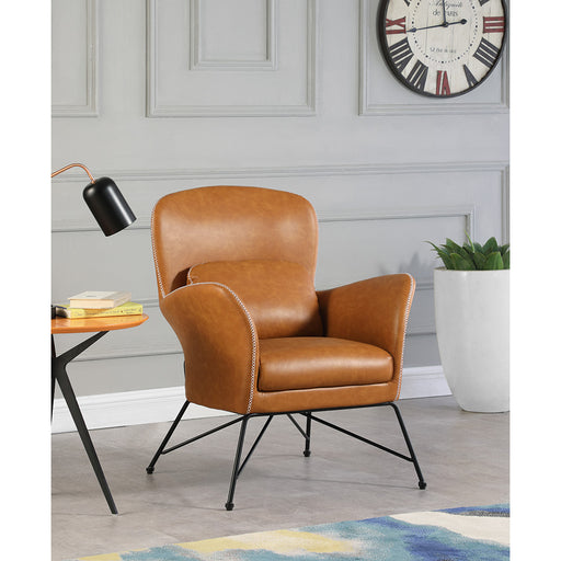 Chintaly 2019-ACC Accent Chair w/ Steel Frame