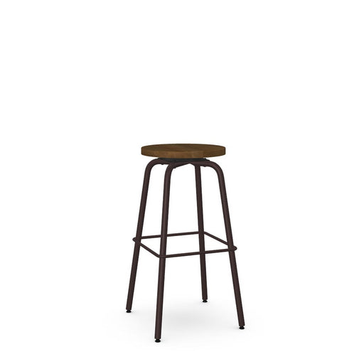 Amisco Button Swivel Stool 42460-30B Bar Height