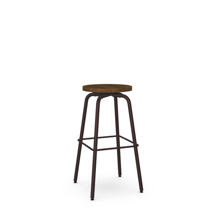 Amisco Button Swivel Stool 42460-30B Bar Height
