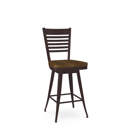 Amisco Edwin Swivel Stool 41498-26B Counter Height
