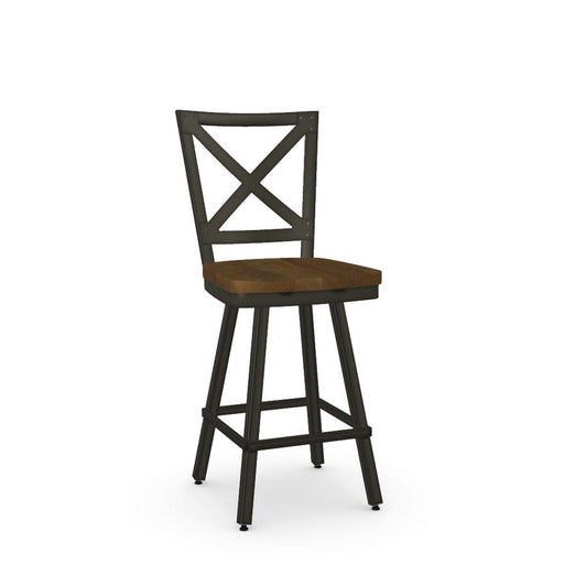 Amisco Kent Swivel Stool 41528-26B Counter Height