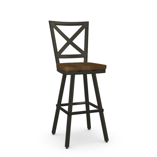 Amisco Kent Swivel Stool 41528-30B Bar Height