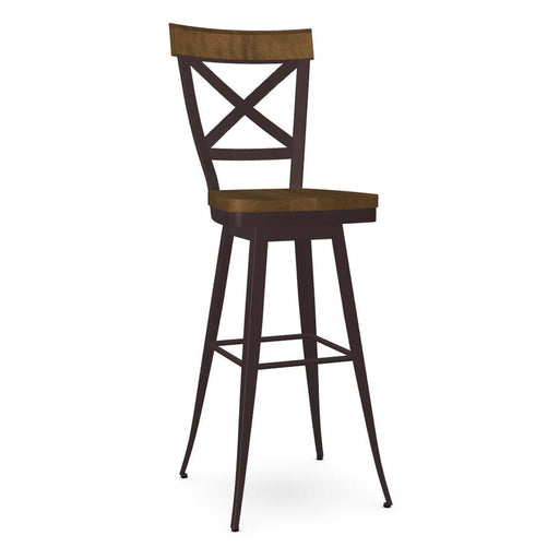 Amisco Kyle Swivel Stool 41414-34B Spectator Height