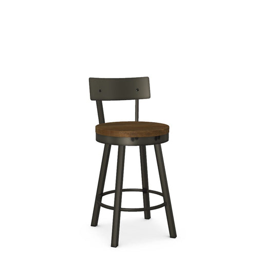 Amisco Lauren Swivel Stool 40593-26B Counter Height
