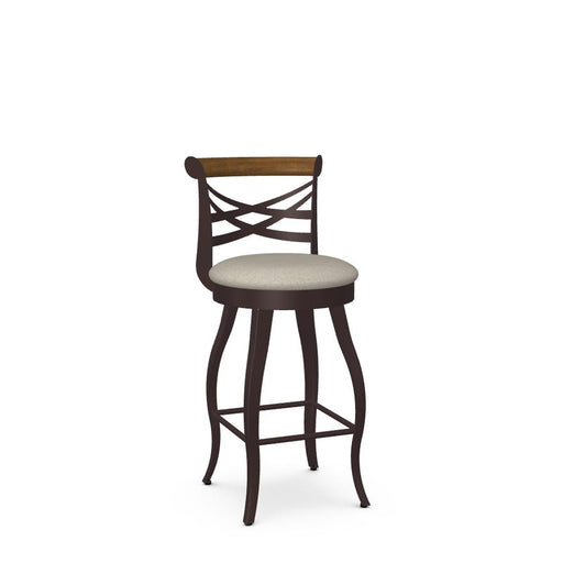 Amisco Whisky Swivel Stool 41512-26 Counter Height