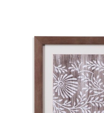 Weathered Wood Patterns VII - Framed Print - Brown