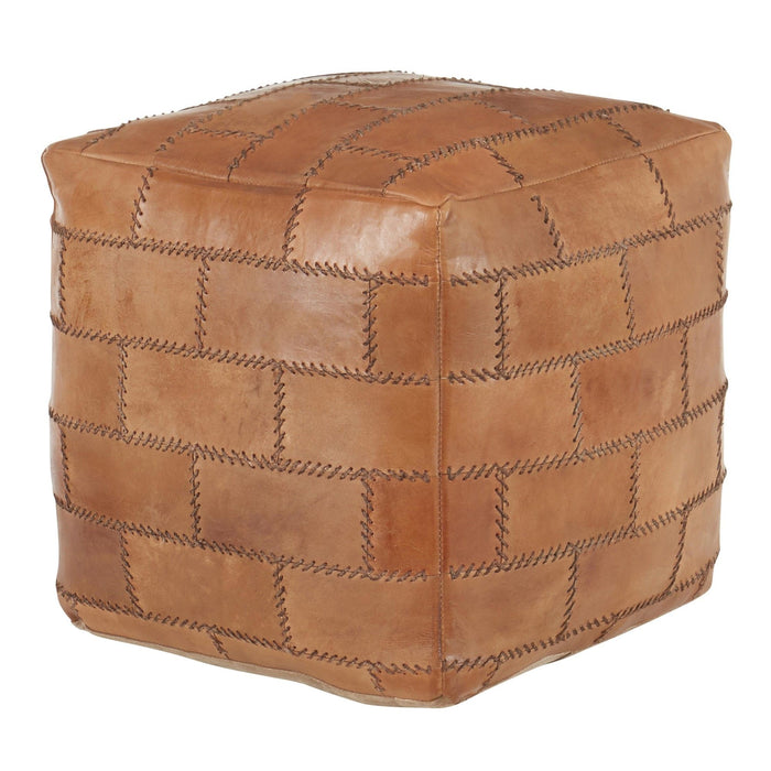 Cobbler - Pouf - Brown Leather