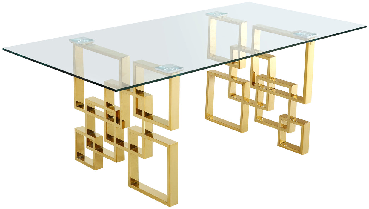 Pierre - Dining Table - Gold