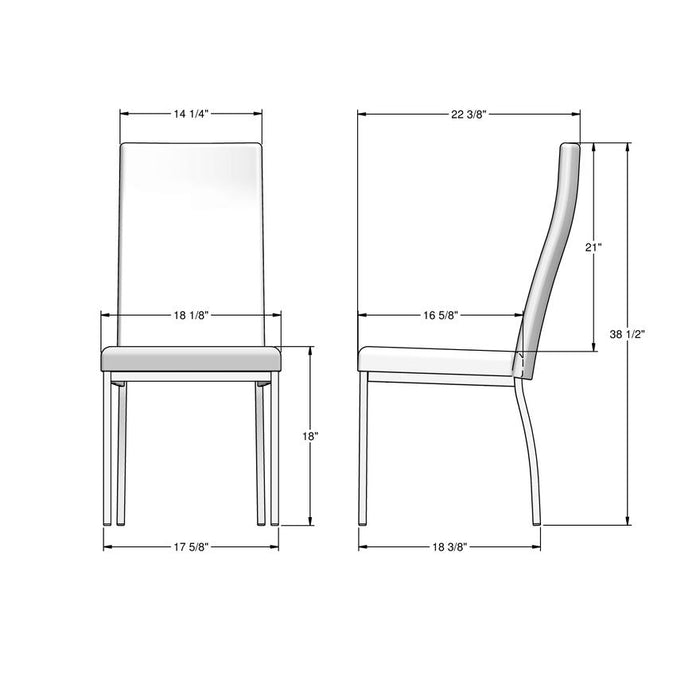 Amisco Curve Chair 30321