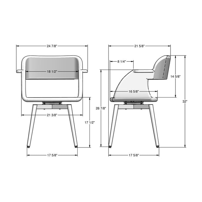 Amisco Sorrento Swivel Chair 30539
