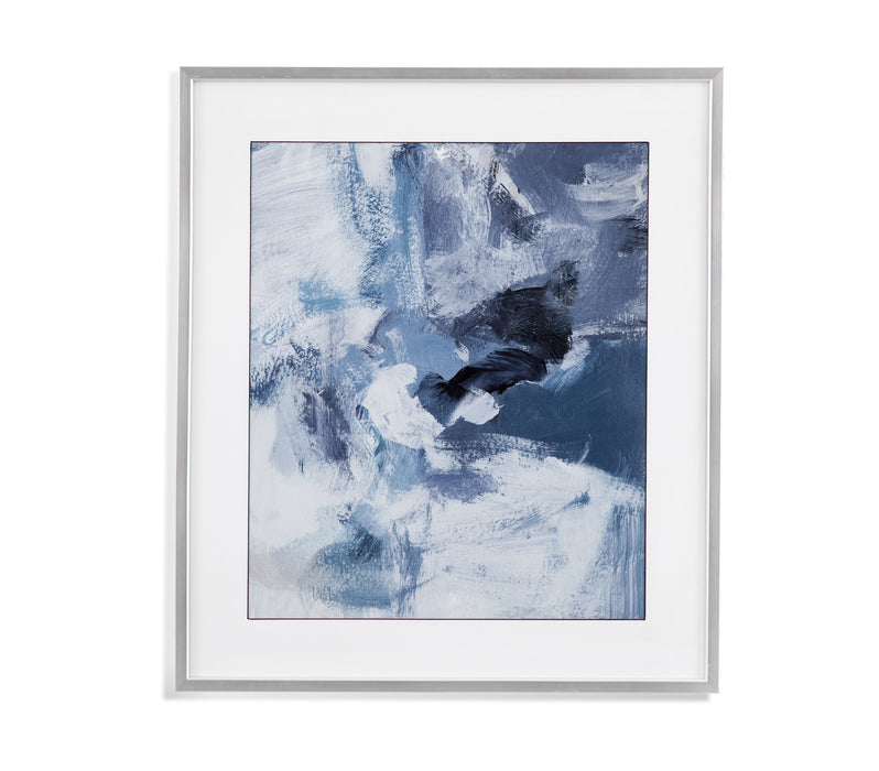 Swim IV - Framed Print - Blue