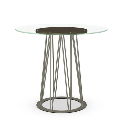 Amisco Calypso Pub Table Base with Thermo Fused Laminate Tfl Accent 51524-36 Counter Height