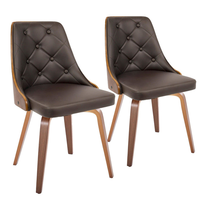 Gianna - Chair (Set of 2) - Dark Brown