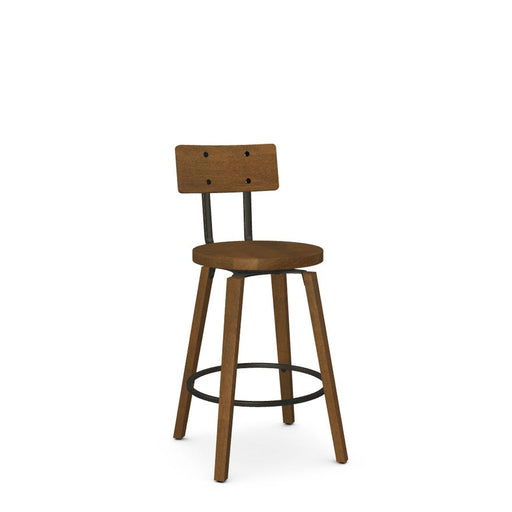 Amisco Esteban Swivel Stool 41273-26B Counter Height