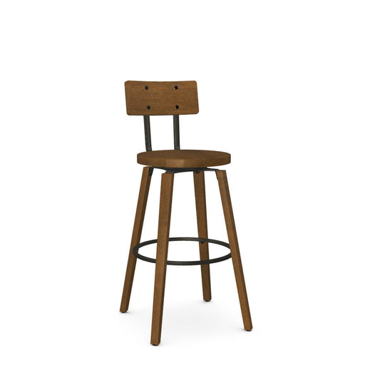 Amisco Esteban Swivel Stool 41273-30B Bar Height