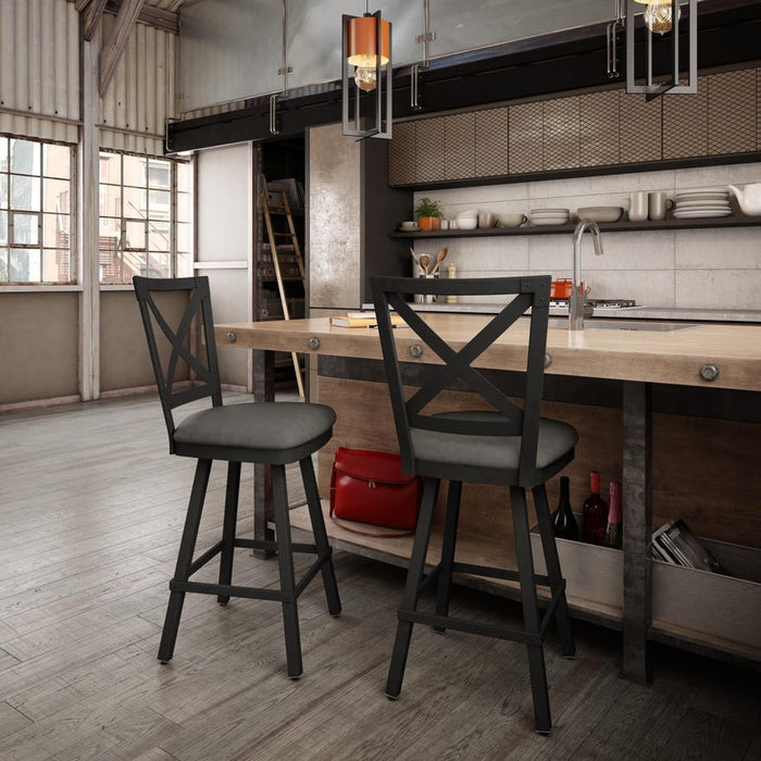 Amisco Kent Swivel Stool 41528-26 Counter Height