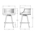 Amisco Radcliff Swivel Stool 41537-26 Counter Height