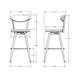 Amisco Wilbur Swivel Stool 41570-30 Bar Height