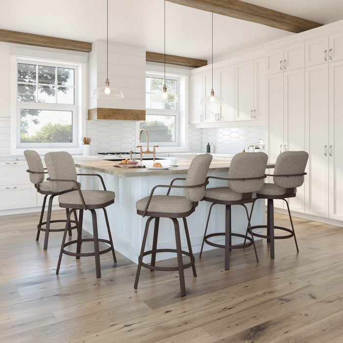 Amisco Dorsey Swivel Stool 41596-30 Bar Height