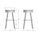 Amisco Rudy Swivel Stool 42442-34 Spectator Height