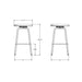 Amisco Button Swivel Stool 42460-26 Counter Height