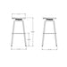 Amisco Button Swivel Stool 42460-30B Bar Height