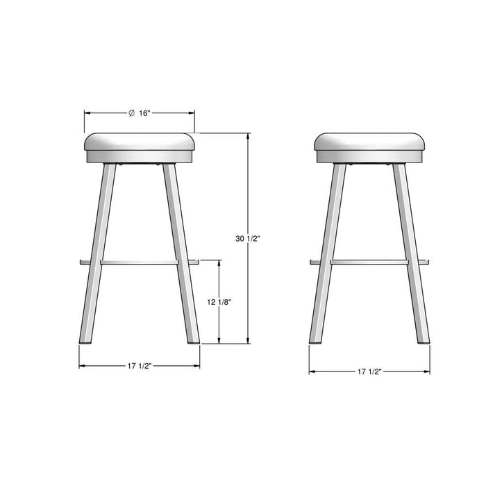 Amisco Connor Swivel Stool 42493-30 Bar Height
